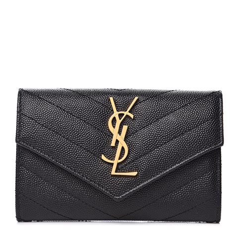 ysl pale blush wallet|SAINT LAURENT Grain De Poudre Matelasse Chevron .